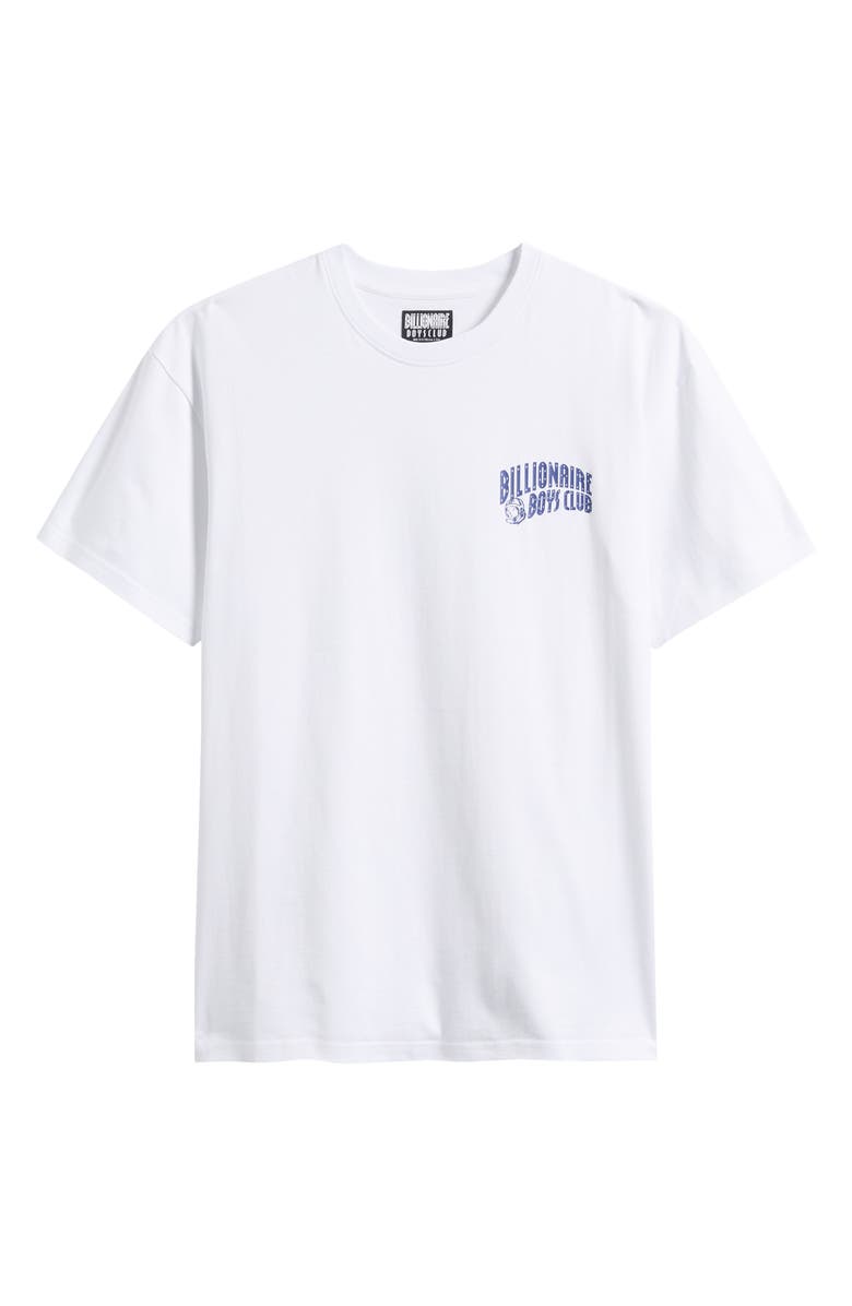 Billionaire Boys Club Curve Logo Short Sleeve Graphic T-Shirt, Alternate, color, White