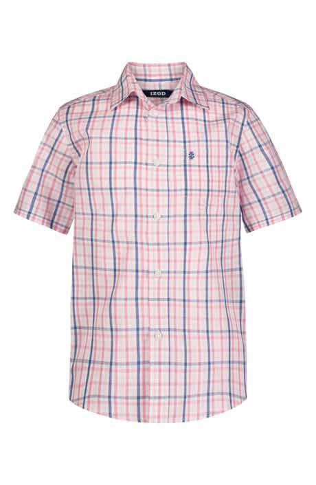 IZOD Kids' Breeze Plaid Short Sleeve Shirt