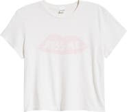 Re/Done '50s Kiss Me Boxy Graphic T-Shirt