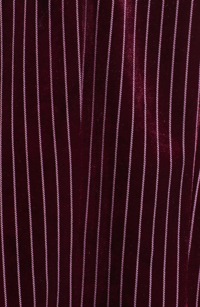 Leith Stripe Velour Blazer, Alternate, color,