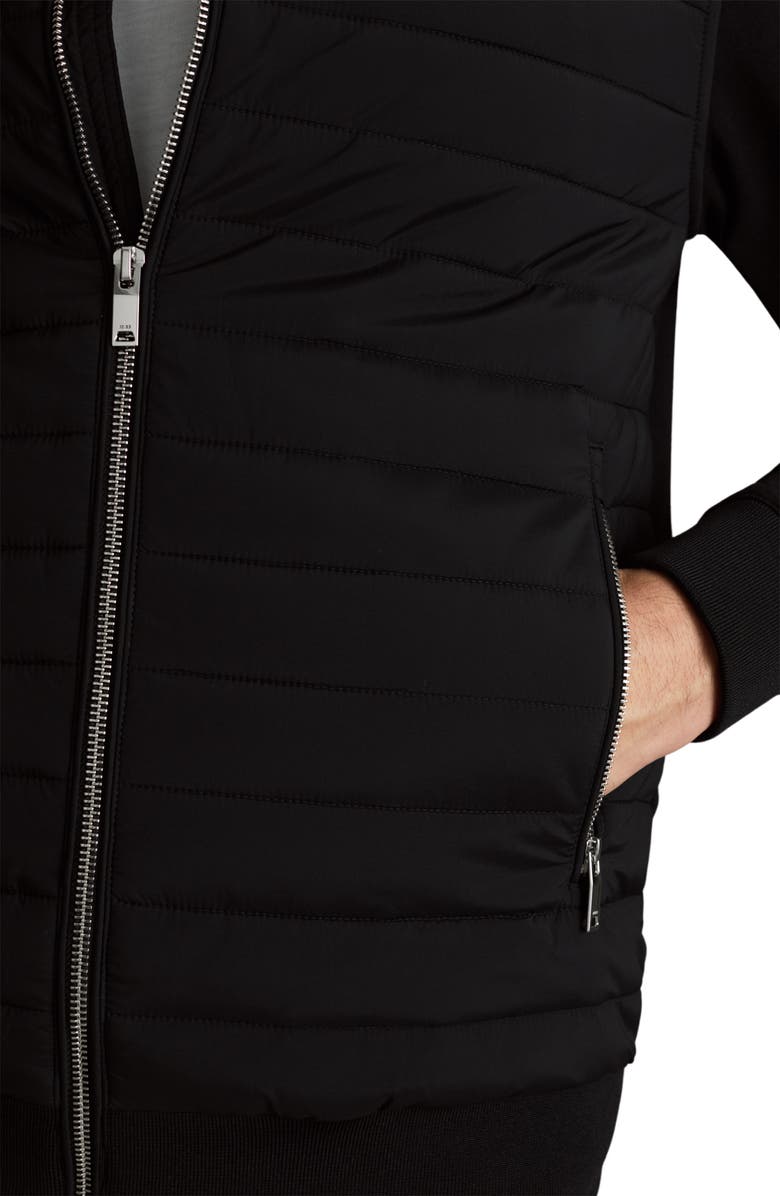 Reiss Flintoff Quilted Hybrid Jacket, Alternate, color, 