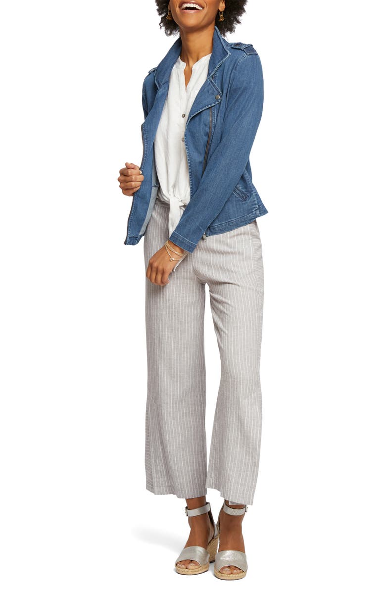 NIC+ZOE Tie It On Linen Blend Top, Alternate, color, 