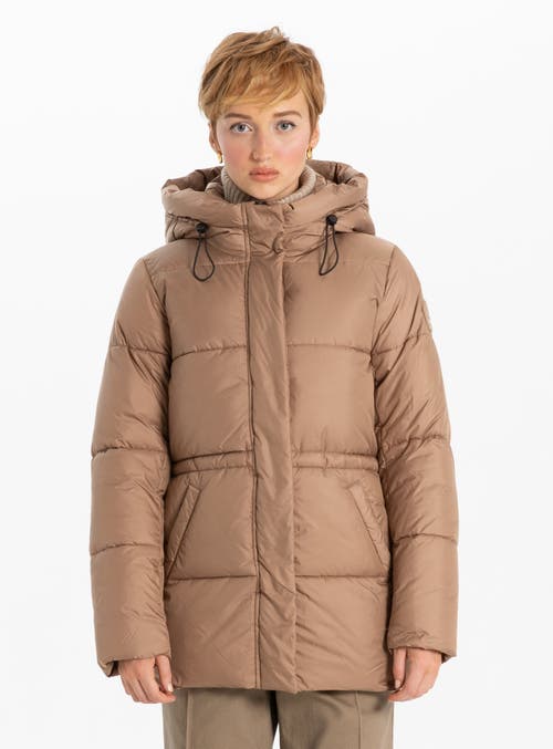 Point Zero Midlength Puffer In Camel