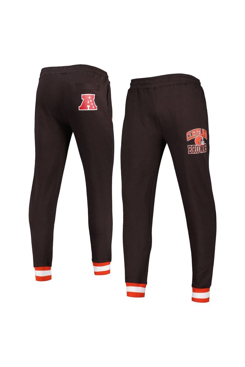 Men's Starter Brown Cleveland Browns Blitz Fleece Jogger Pants, Main, color, Brown