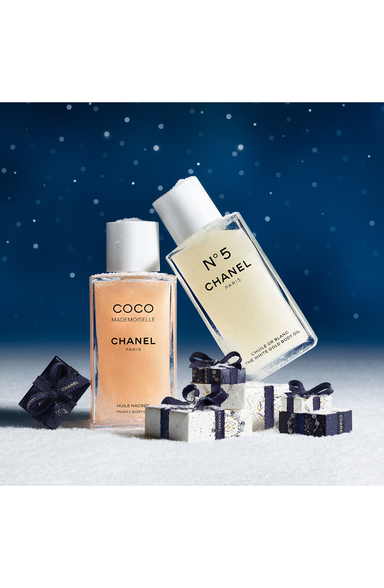 N°5 The White Gold Body Shimmering Oil (Women) | Nordstrom