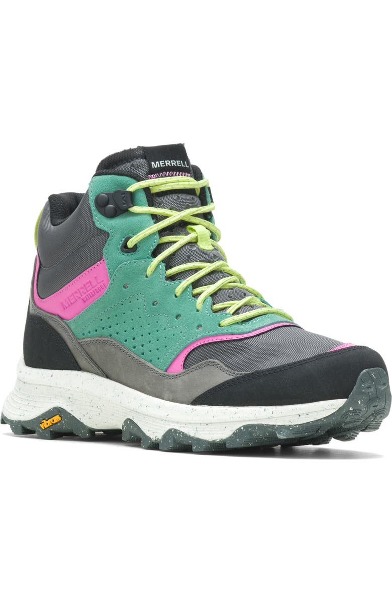 Merrell Speed Solo Mid Waterproof Hiking Boot, Main, color,