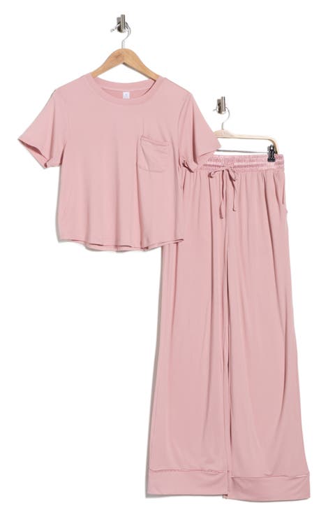 Rebalance Boxy Crop Long Pajamas