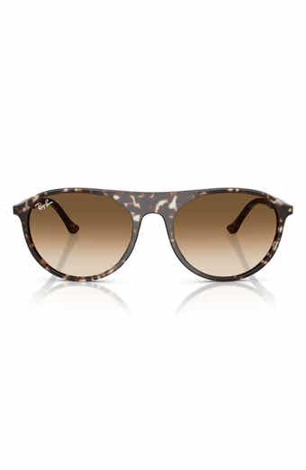 56mm Polarized Gradient Pilot Sunglasses