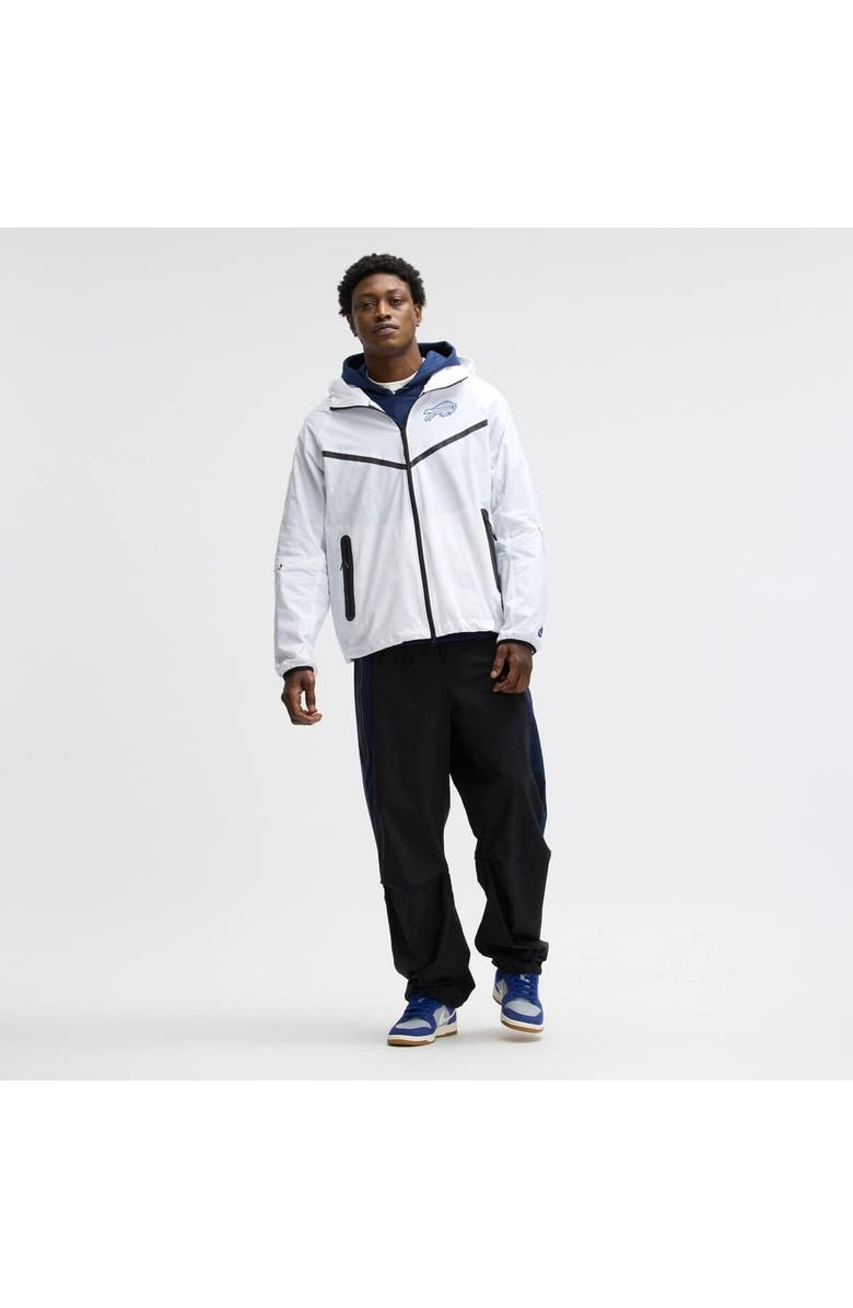 Nike Men's Nike White Buffalo Bills 2025 Rivalries Collection Tech Raglan Full-Zip Jacket, Alternate, color, White