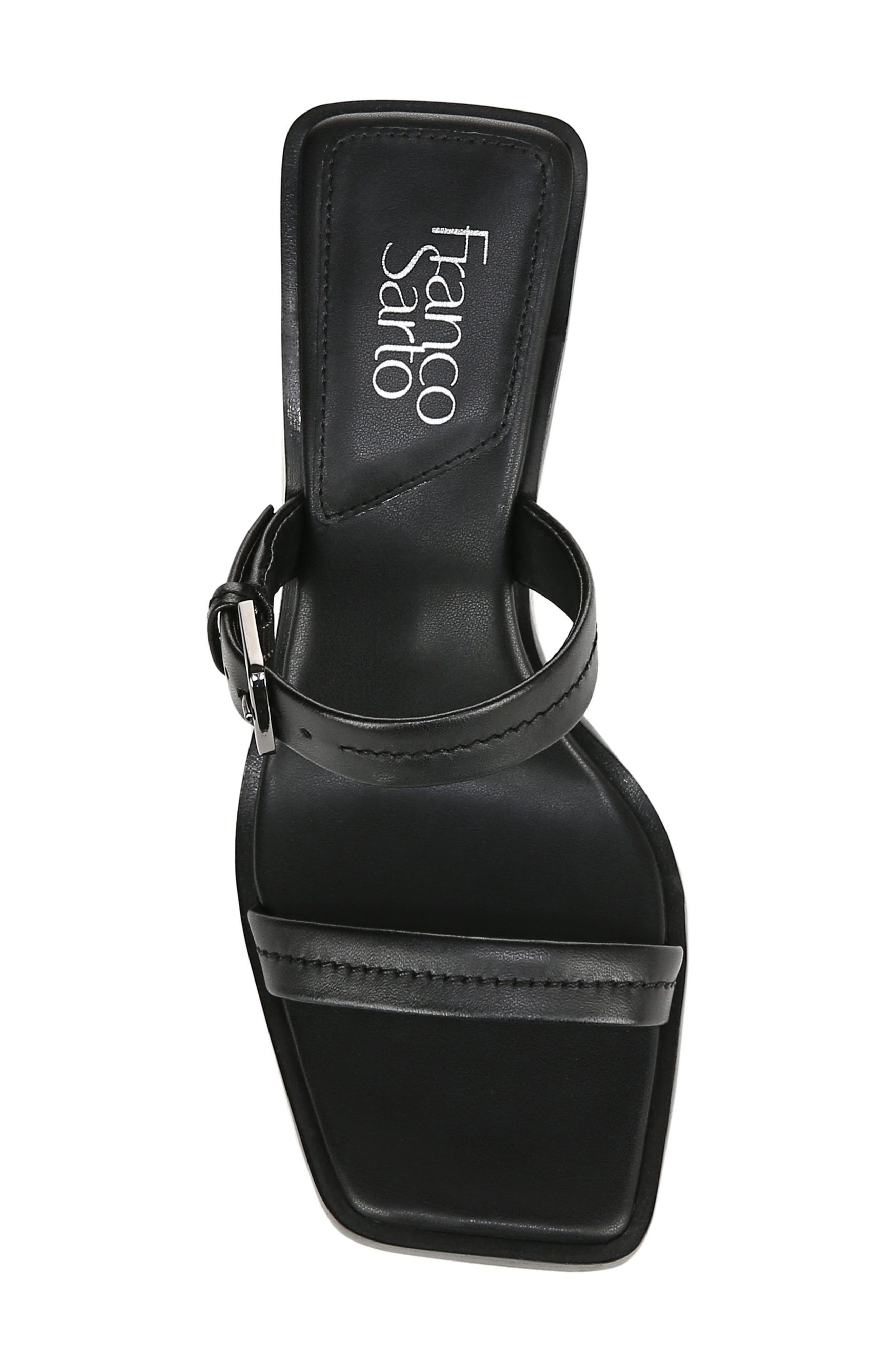 Franco Sarto Frenza Two Strap Sandal, Alternate, color, Black