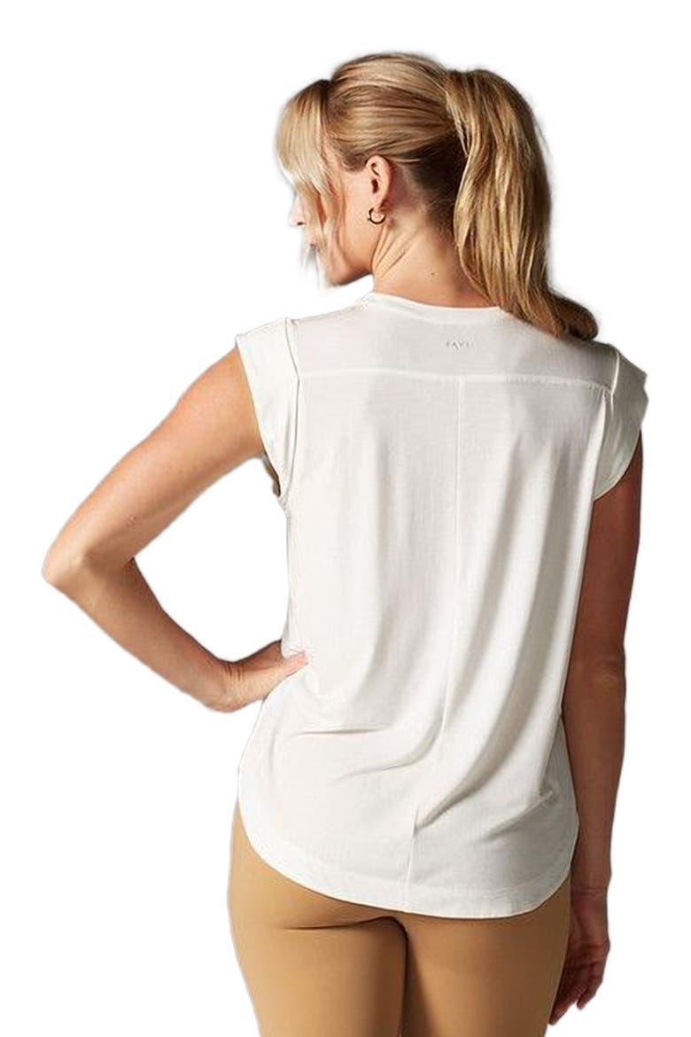 Cap Sleeve Muscle Tee, Alternate, color, COCONUT