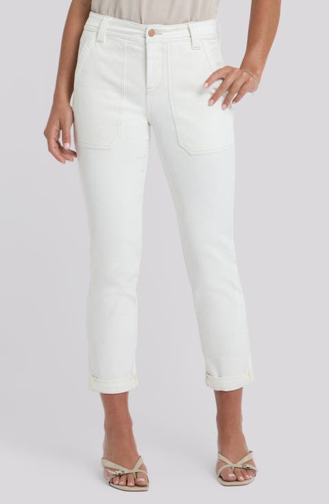 Margot Utility Girlfriend Jeans (Vintage White)