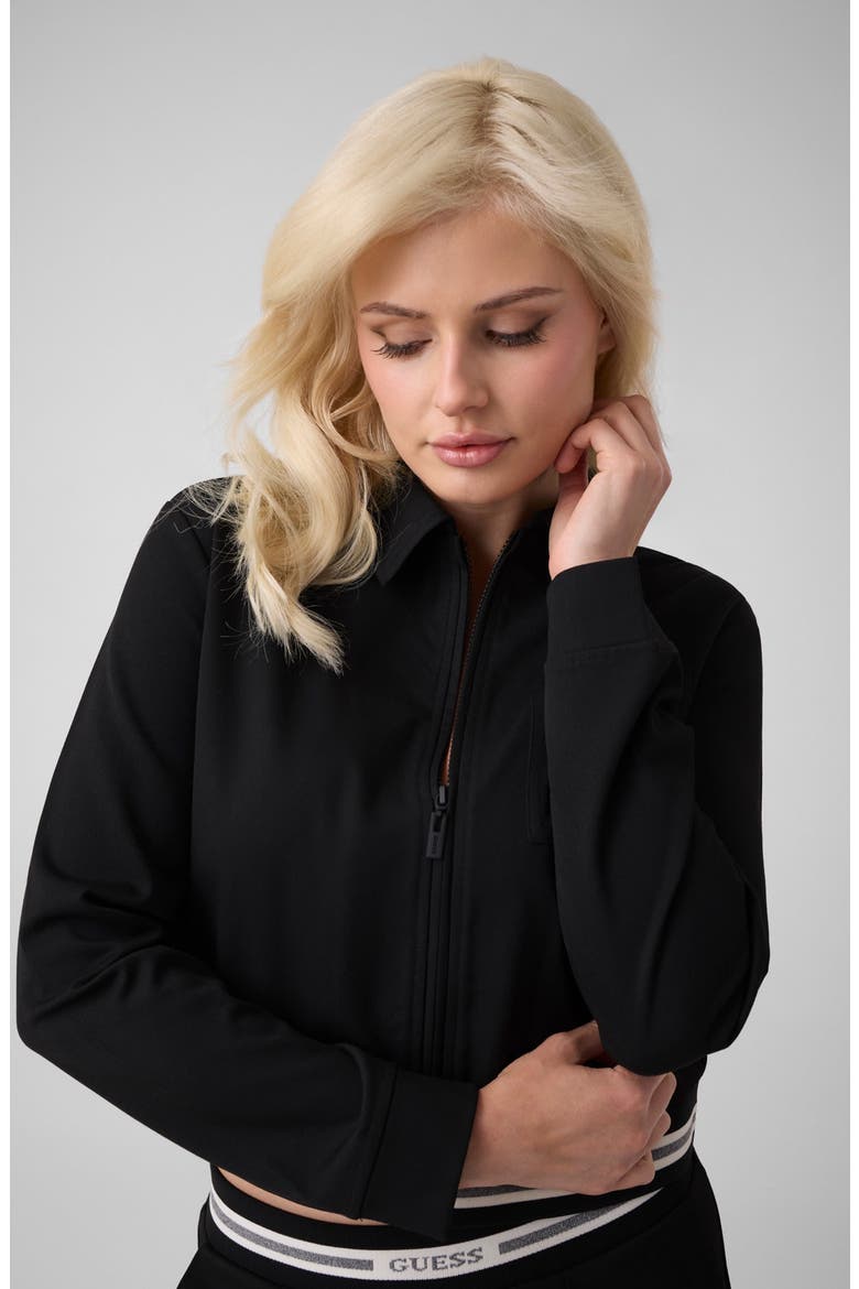 Goliarda Full Zip Jacket, Alternate, color, BLACK-BLACK