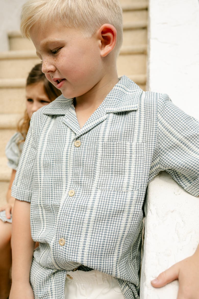Graham Button Down Shirt, Alternate, color, Breezy Blue