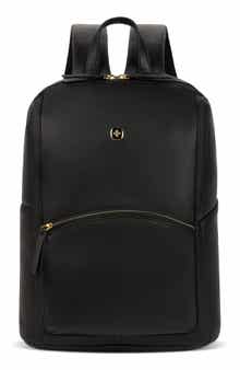 SWISSGEAR 9901 Faux Leather Laptop Backpack
