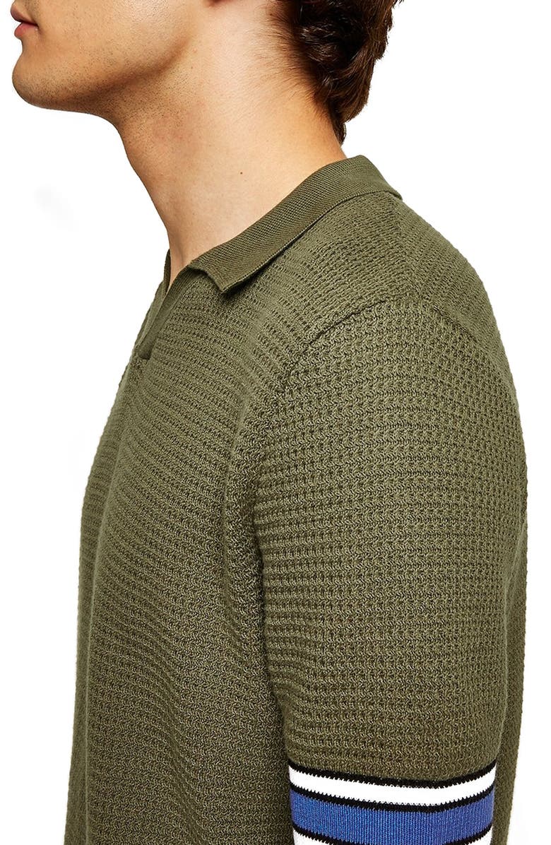 Topman Revere Collar Polo, Alternate, color, 