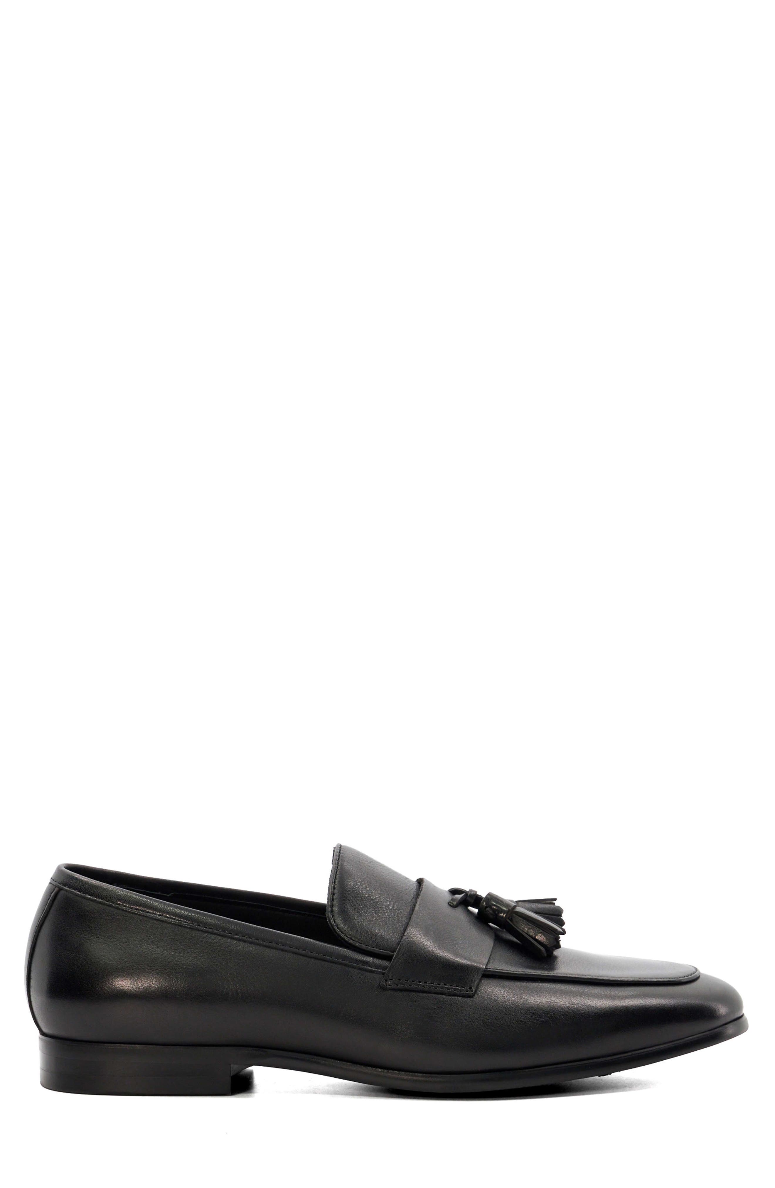 Dune London Saxxton Tassel Loafer, Alternate, color, 