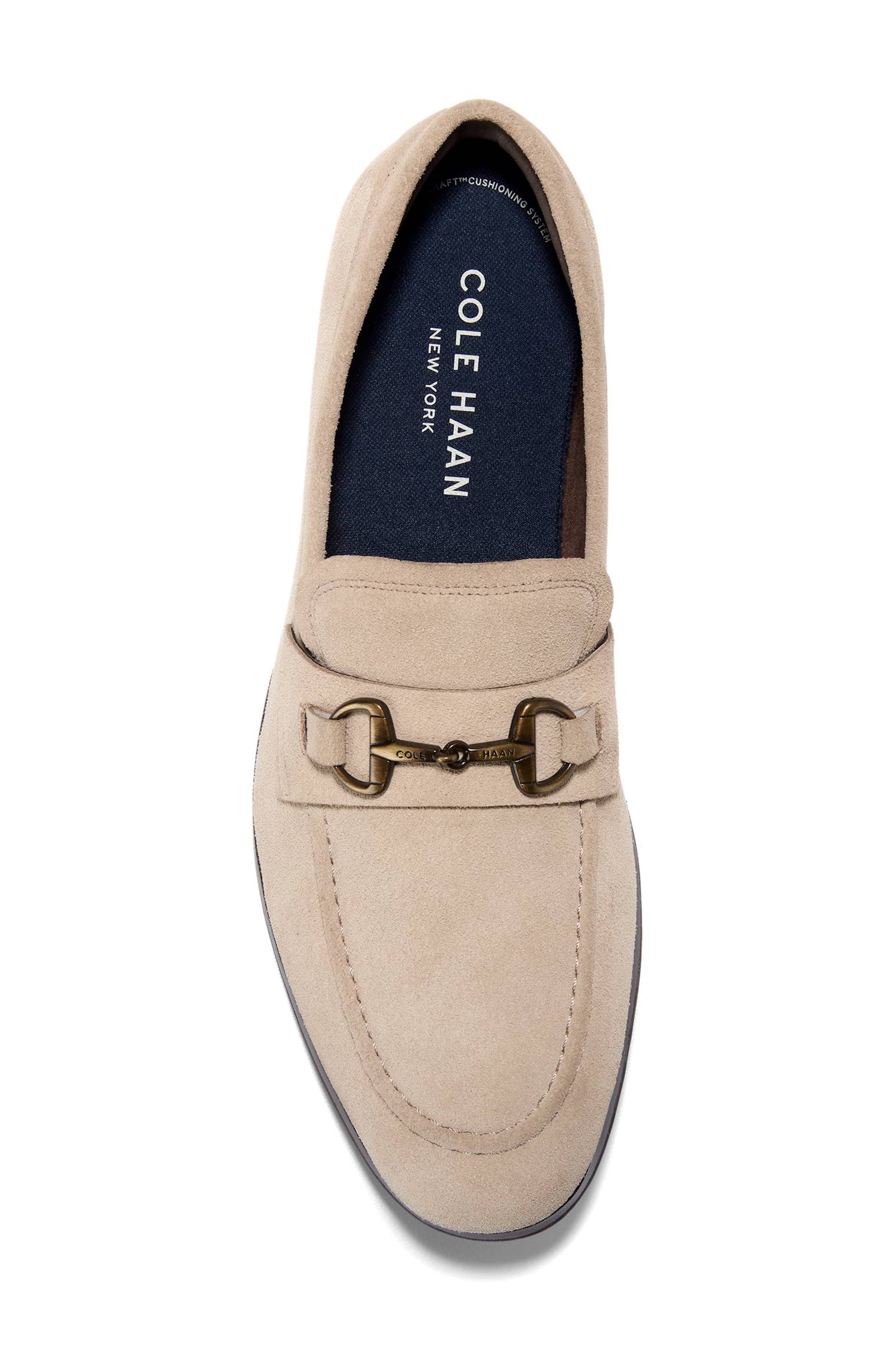 Cole Haan Lewis Grand Bit Loafer, Alternate, color, Dark Latte Suede/ Dark Natural