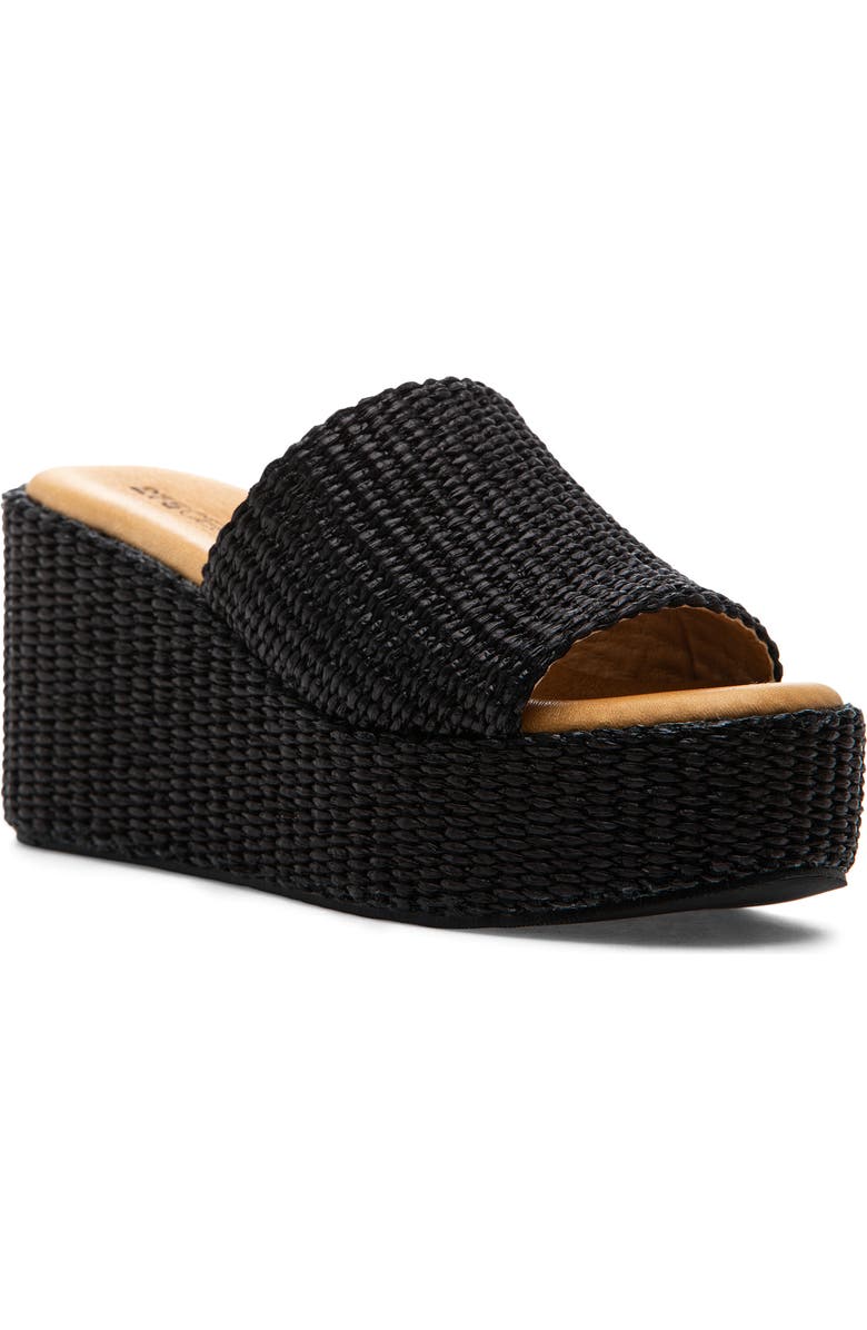 275 Central Sienna Platform Slide Sandal, Main, color, Black