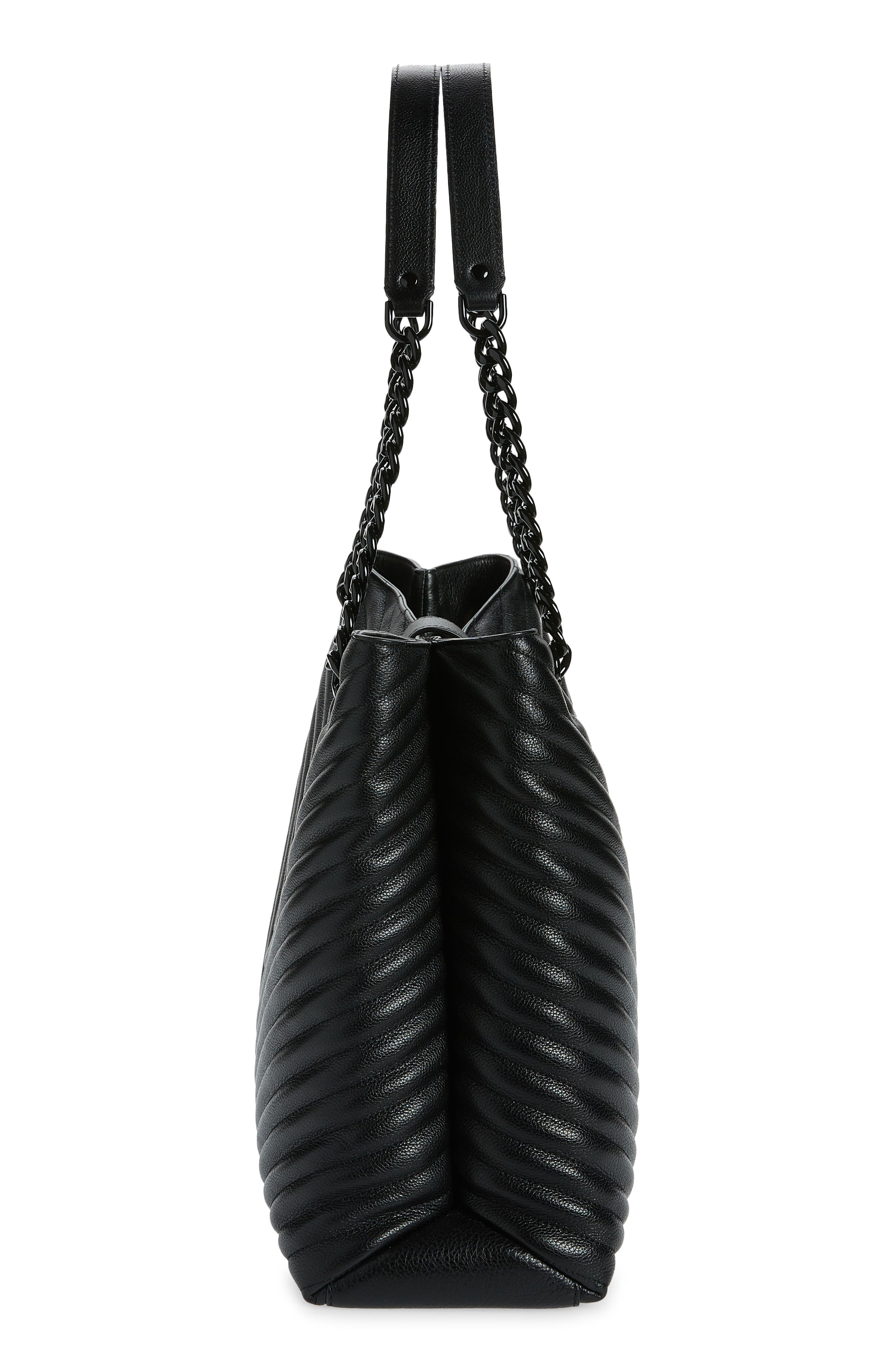 Rebecca Minkoff Edie Chevron Quilted Tote, Alternate, color, 