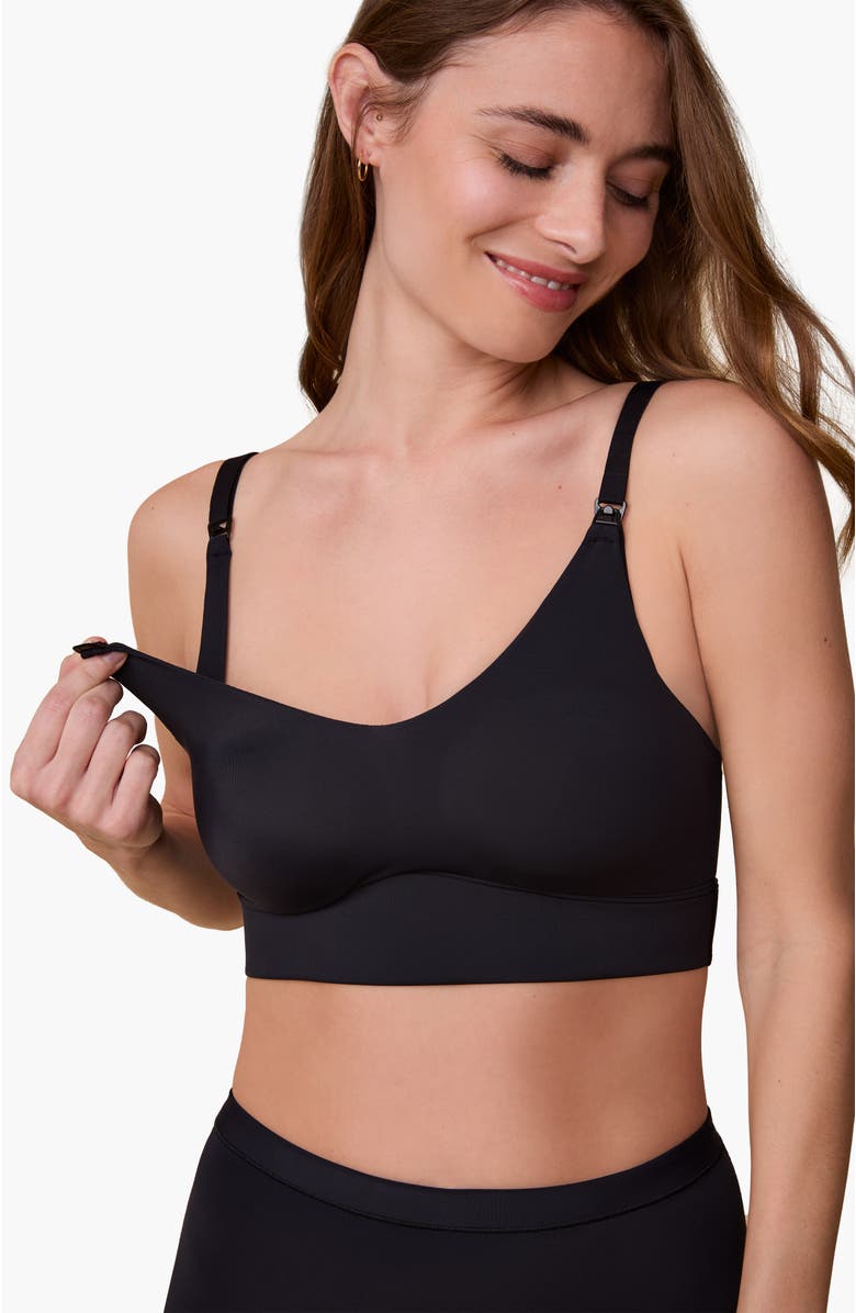 Harper Wilde Bliss Nursing Bralette, Alternate, color, Black
