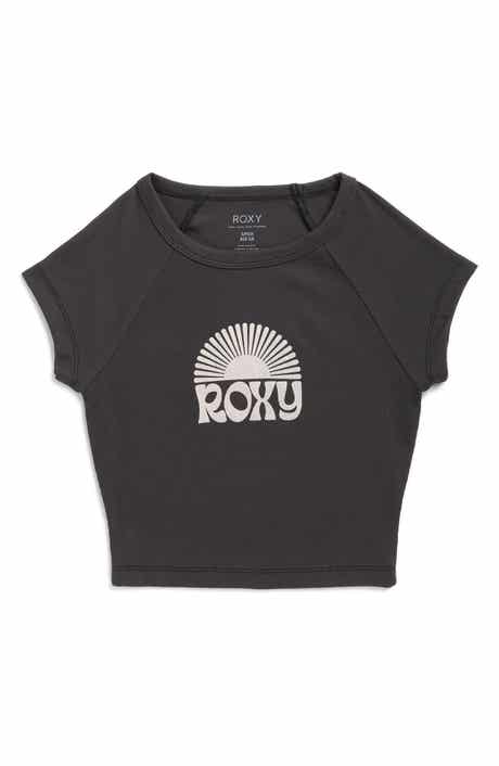 Roxy Rise & Shine Crop Graphic T-Shirt