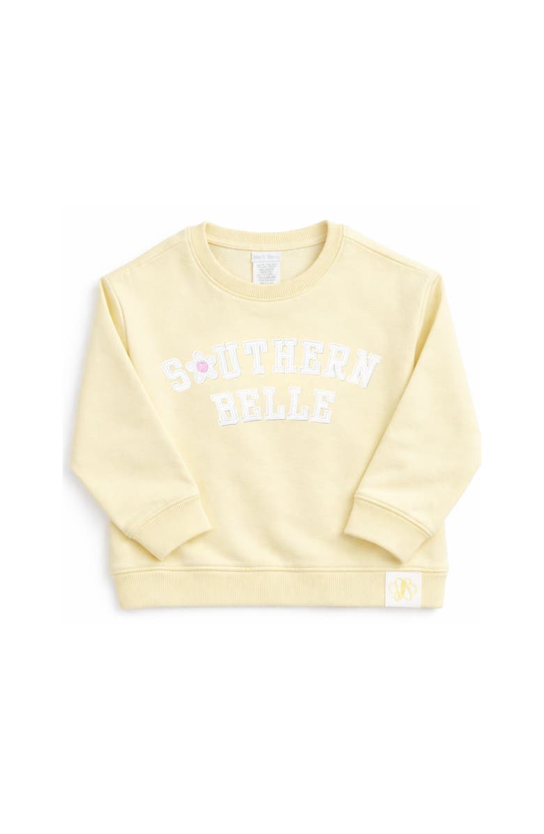 Bits & Bows Southern Belle Sweatshirt, Main, color, Yellow