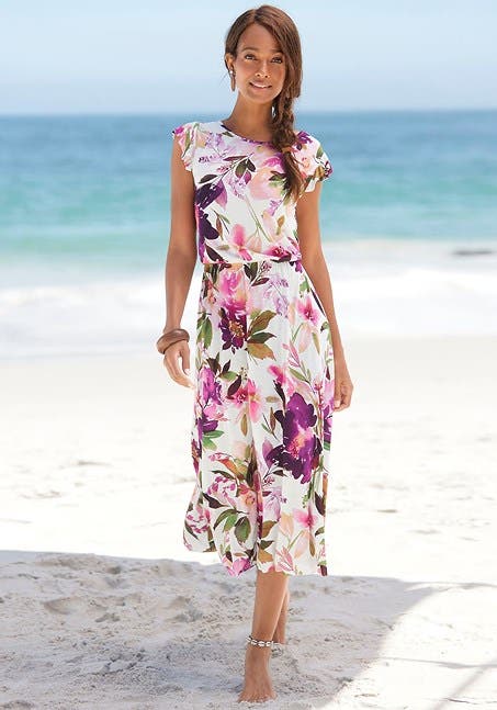Women's Flutter Sleeve Dress - image 4