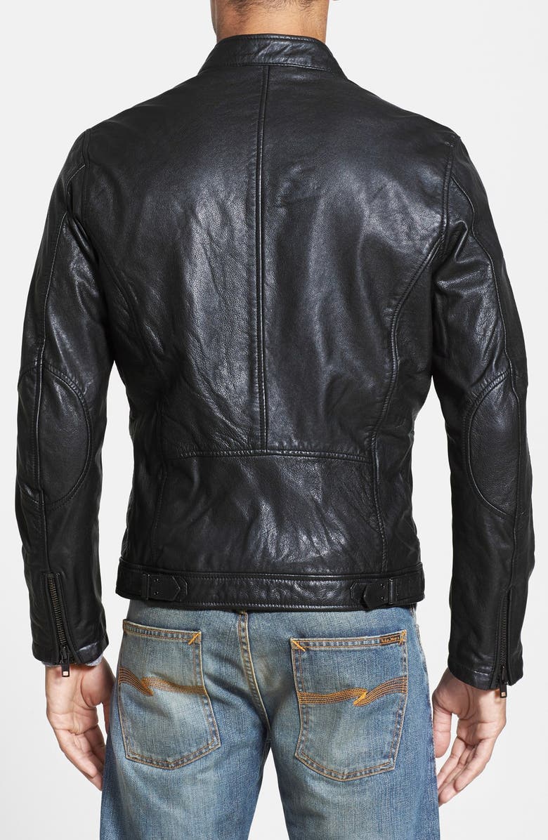 DIESEL<sup>®</sup> 'L-Thermal' Leather Jacket, Alternate, color, 