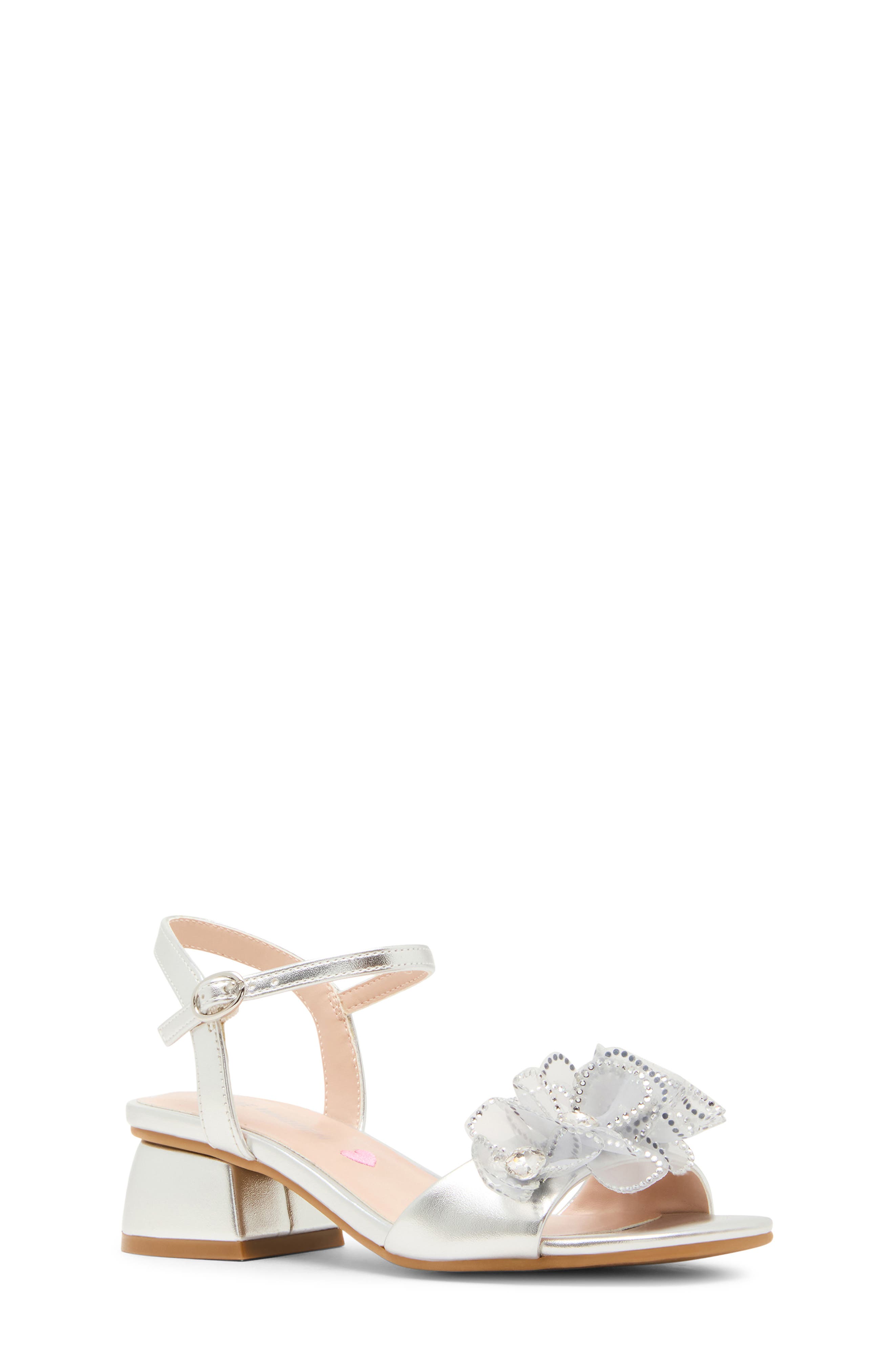Steve Madden Kids
 Jcinthia Sandal, Main, color, Silver