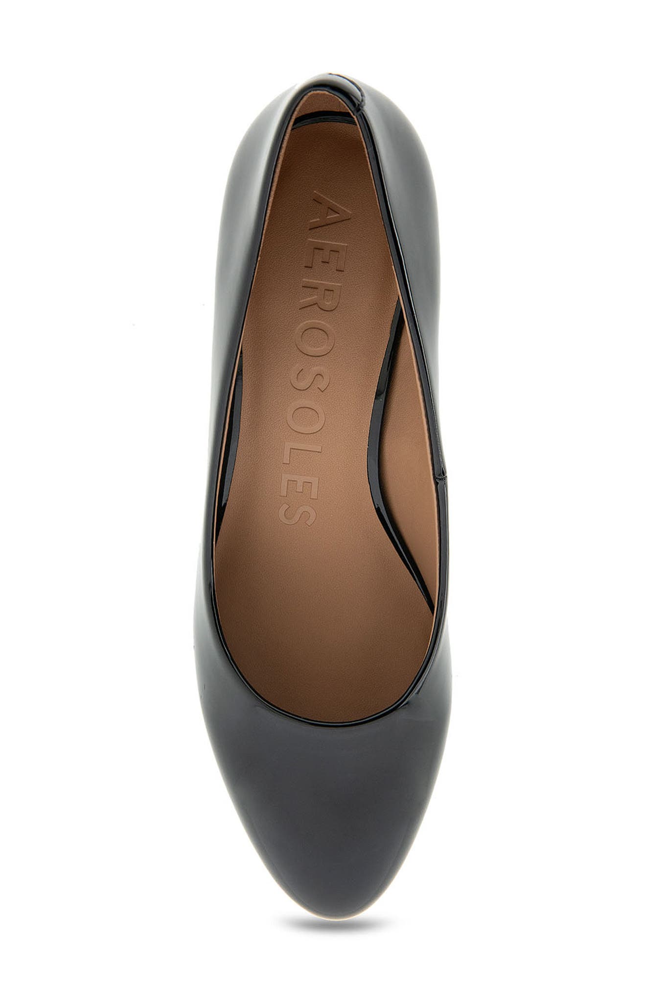 Aerosoles Iris Wedge Pump - Wide Width Available, Alternate, color, Black Patent