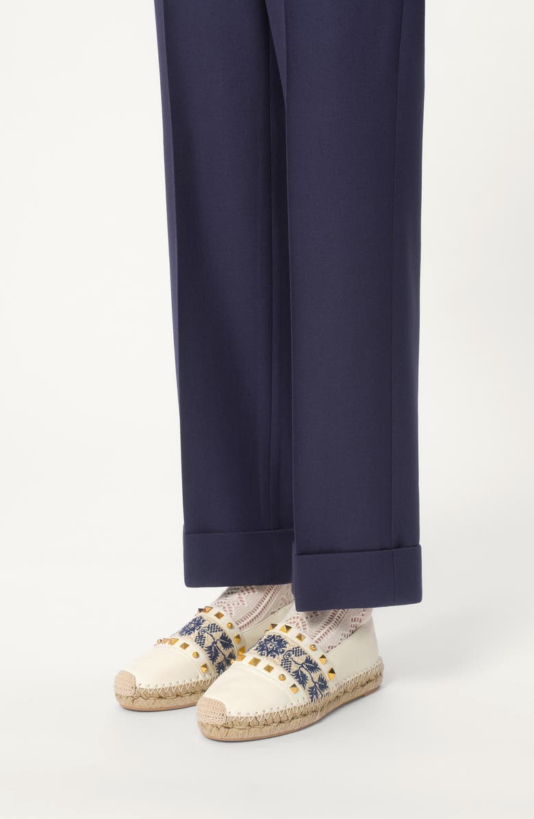 Valentino Garavani County Espadrille, Alternate, color, Ivory/ Multi