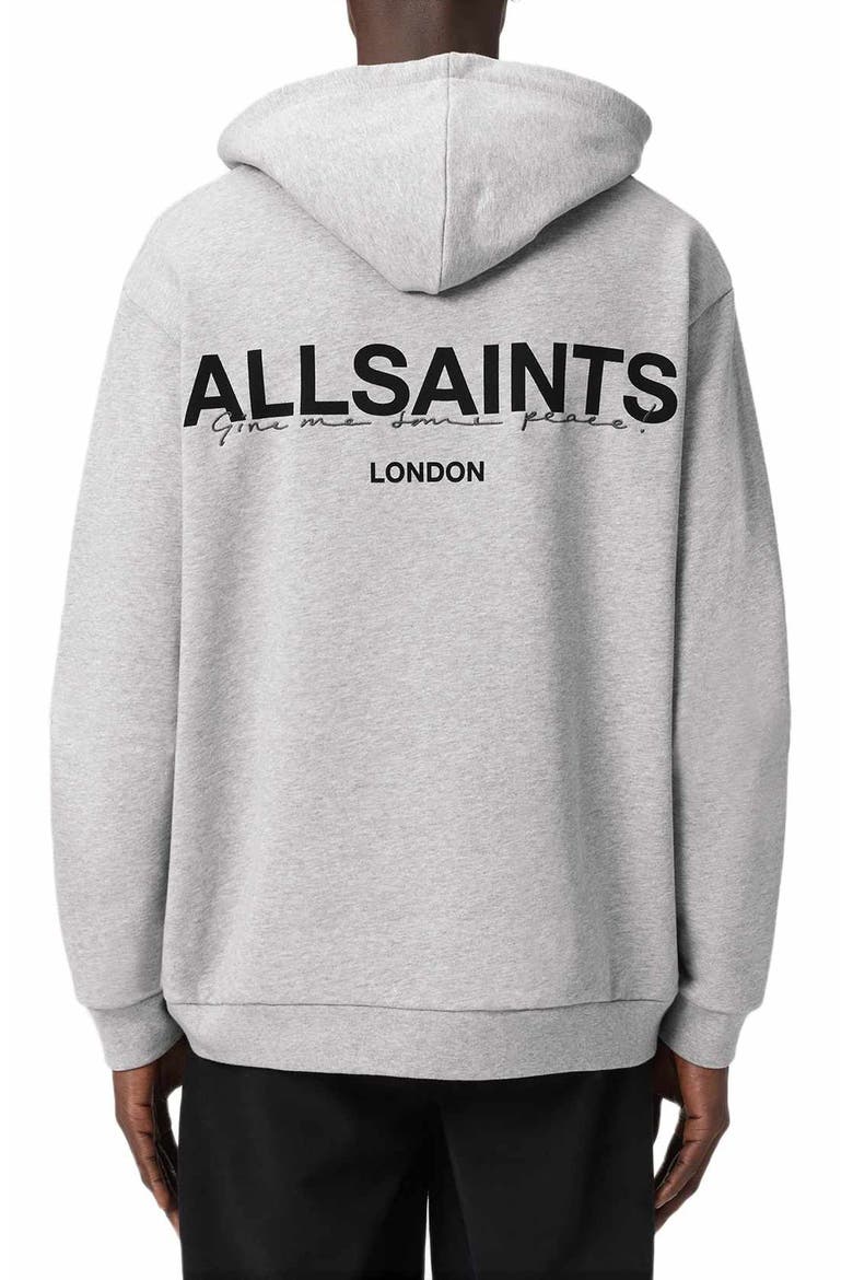 Halcyon Oversize Cotton Hoodie, Alternate, color, LIGHT GREY MARL