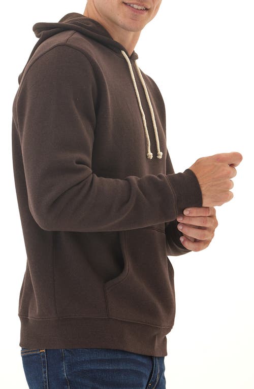 Threads 4 Thought Fleece Pullover Hoodie In Brown