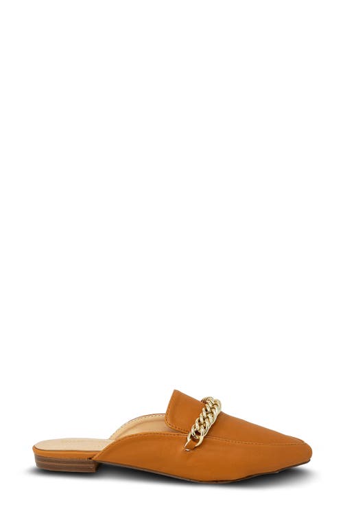 Chase & Chloe Chase And Chloe Chain Trim Mule Flat