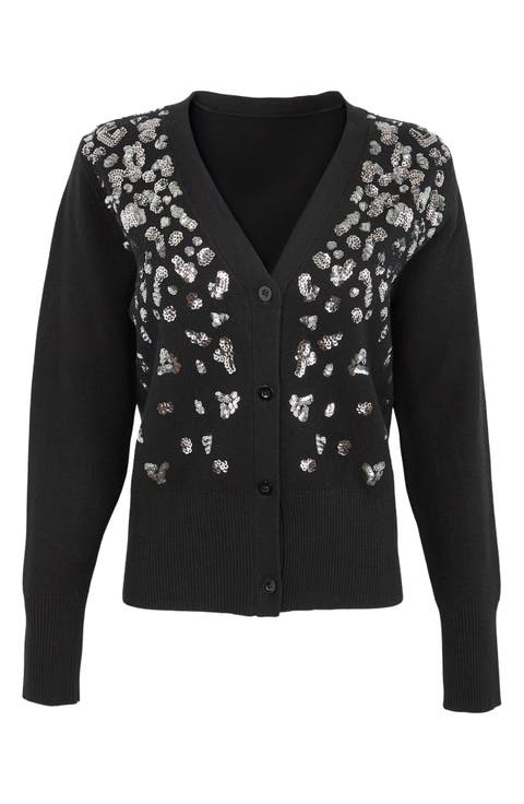 Deco Drizzle V-Neck Cardigan