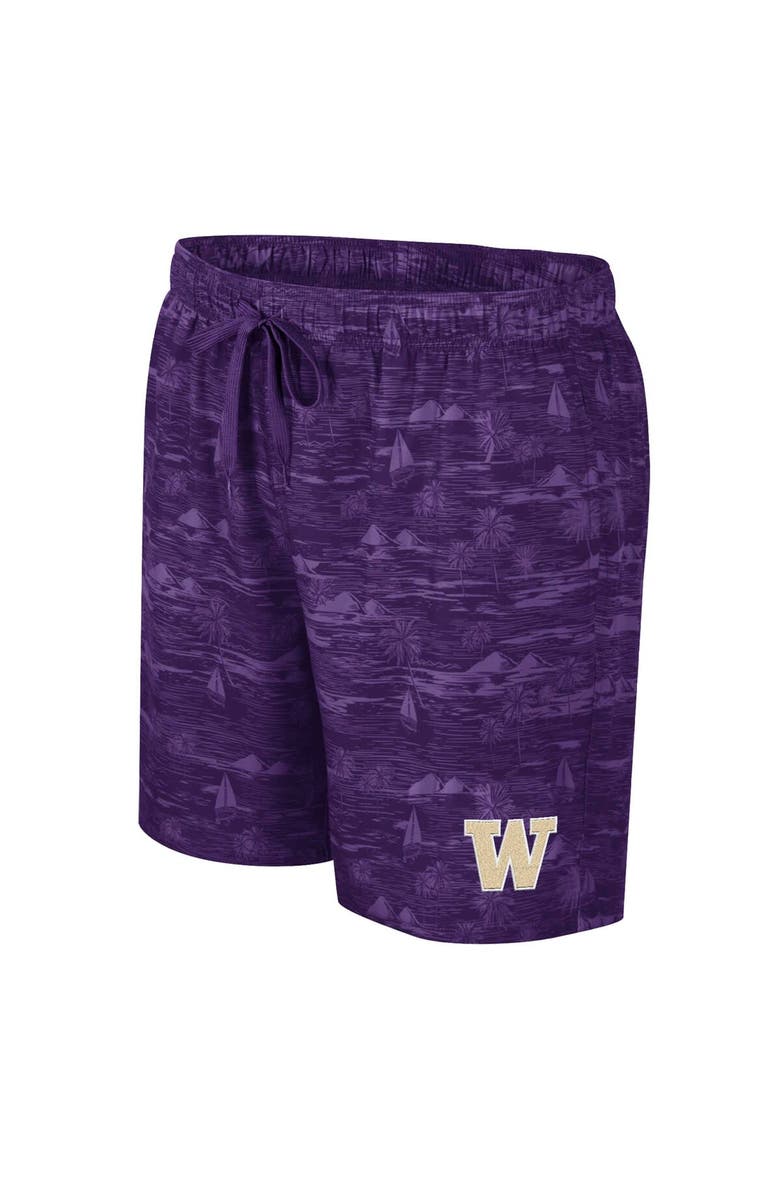 COLOSSEUM Men's Colosseum Purple Washington Huskies Ozark Swim Shorts, Alternate, color, 