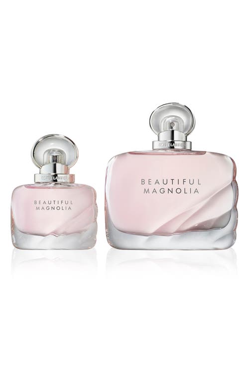 Estée Lauder Beautiful Magnolia Eau De Parfum Set $235 Value In Transparent