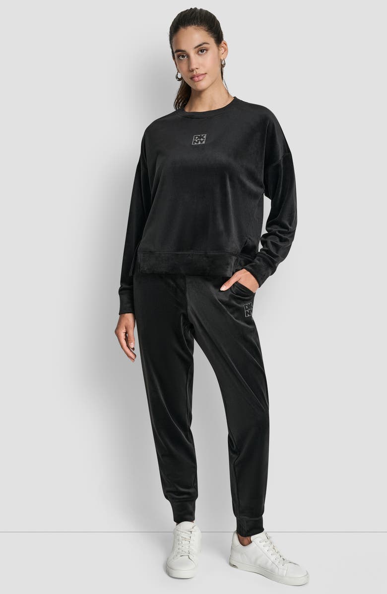 Rhinestone Logo Sweatshirt