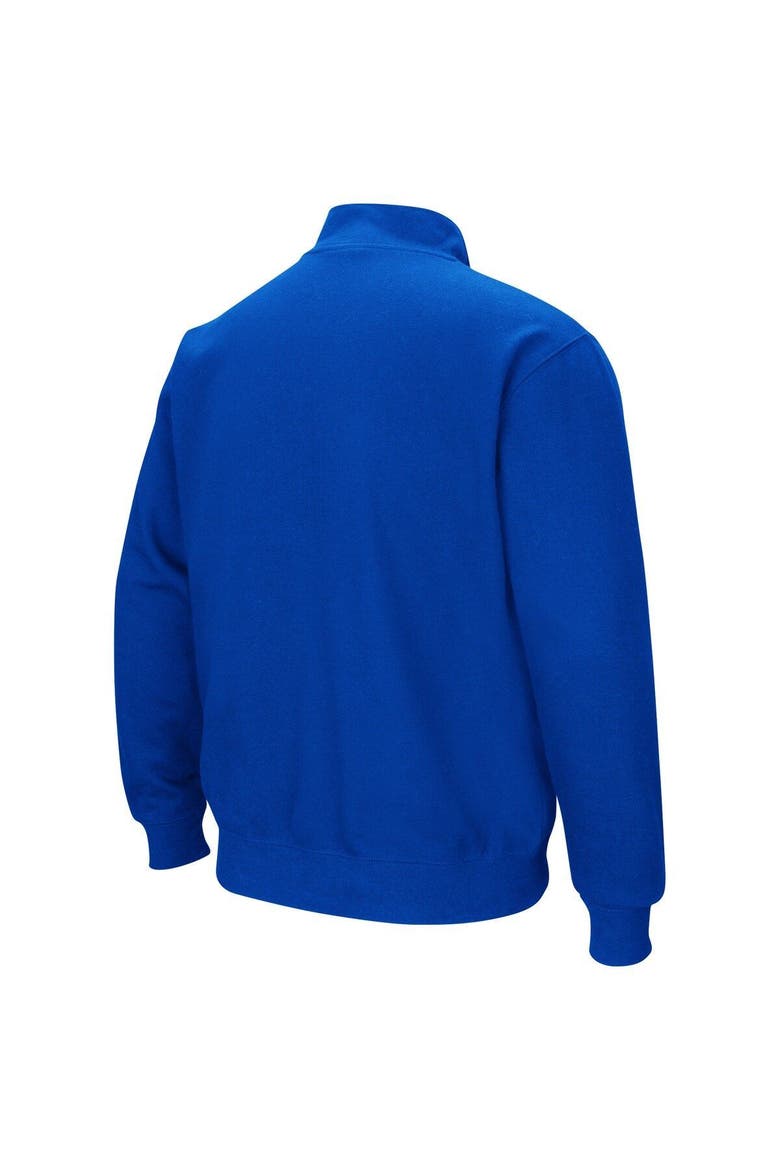 Men's Colosseum Blue Florida Gulf Coast Eagles Tortugas Quarter-Zip Sweatshirt, Alternate, color, Blue