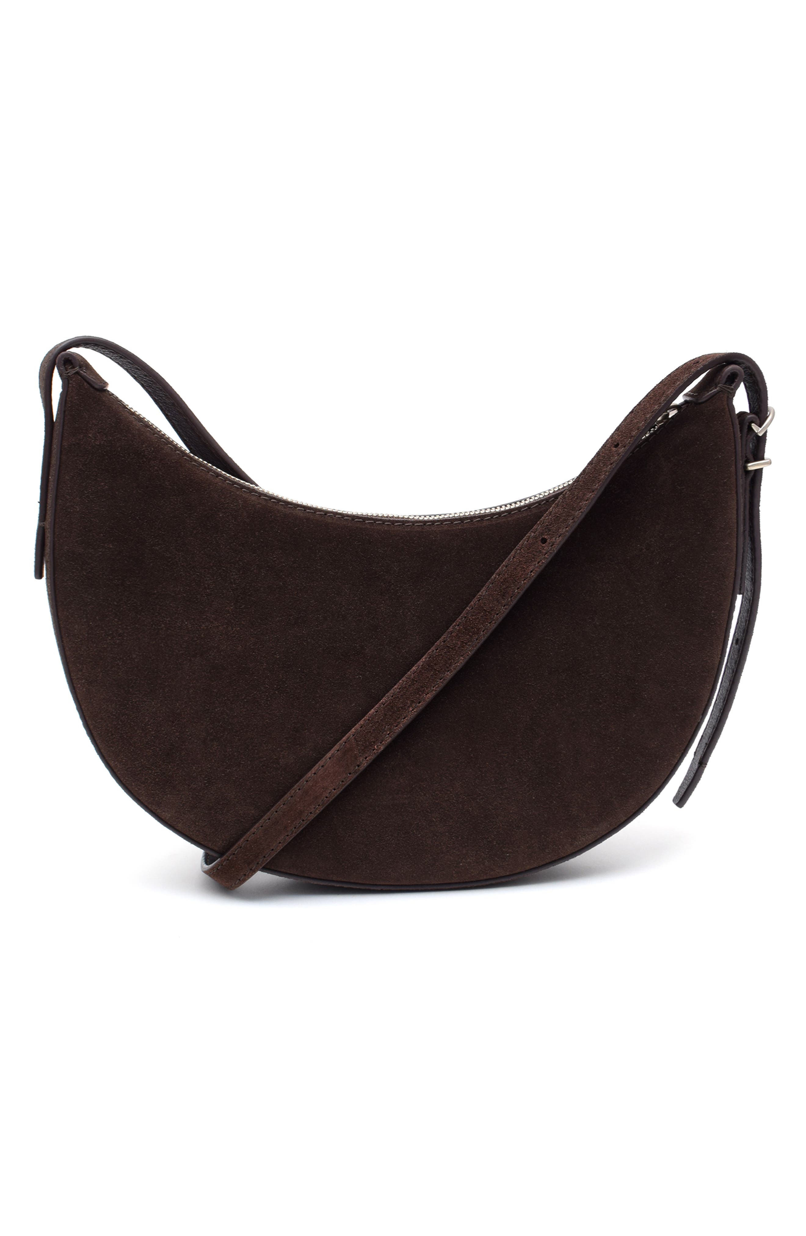 New Amsterdam Leatherworks Silas Leather Crossbody Bag, Alternate, color, Espresso