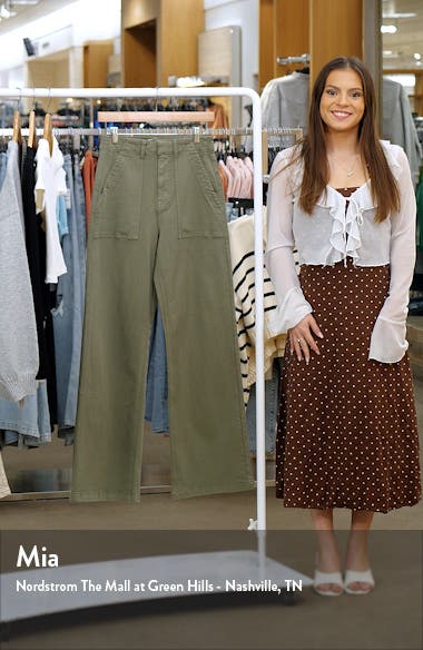 Pistola Nicole Stretch Cotton Wide Leg Pants | Nordstrom