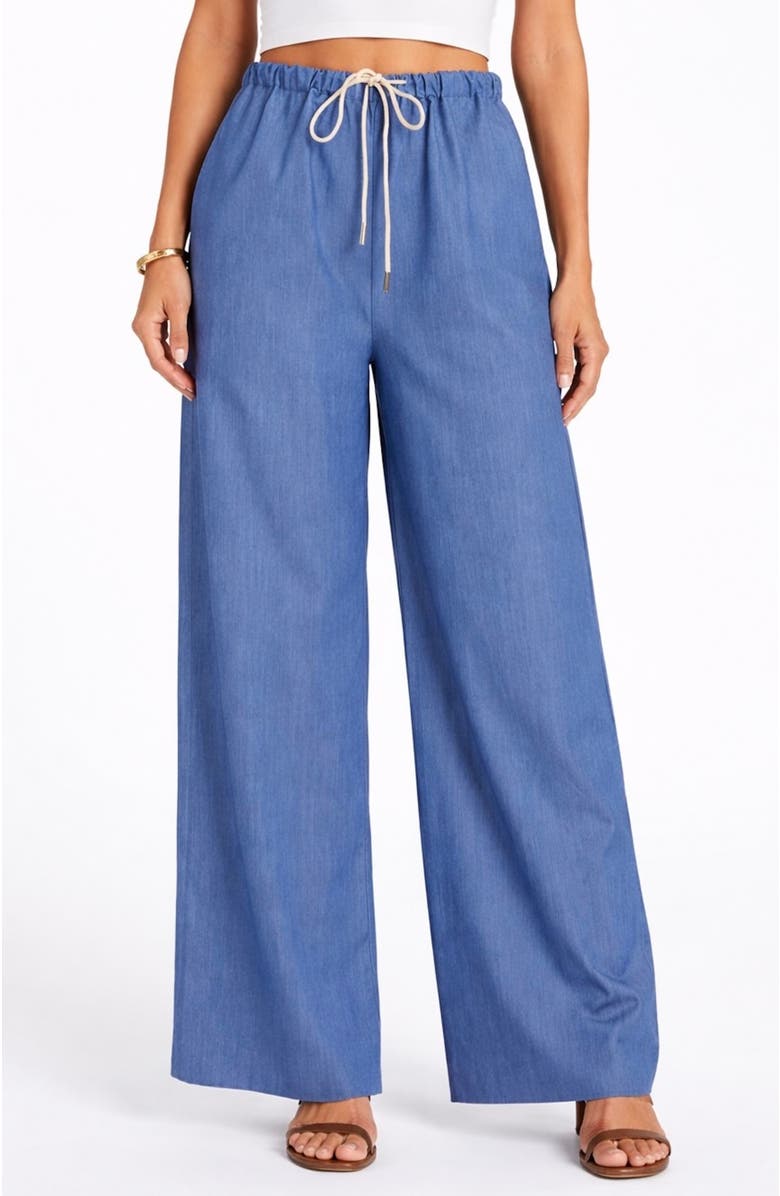 Bishop + Young Sporty Drawstring Pant, Main, color, Azure Tencel