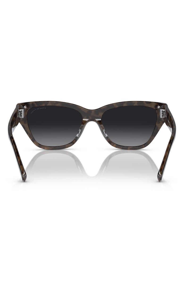 COACH 56mm Gradient Cat Eye Sunglasses, Alternate, color, Grey Gradient