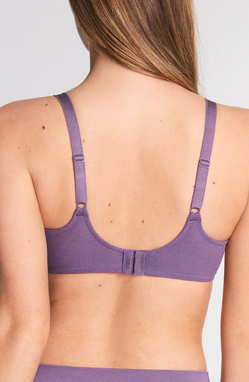 Wacoal Visual Effects Unlined Underwire Minimizer Bra In Purple