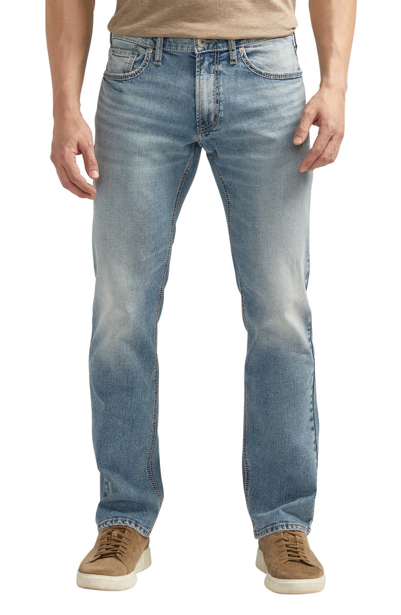 Silver Jeans Co. Allan Straight Leg Jeans, Main, color, Indigo