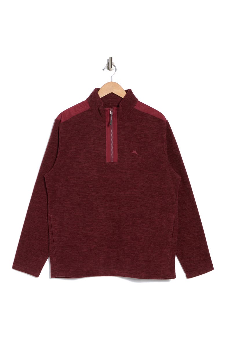 Arch Cape Recycled Polyester Pullover, Alternate, color, CHOCOLATE SPICE