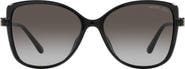 Michael Kors Malta 57mm Gradient Butterfly Sunglasses