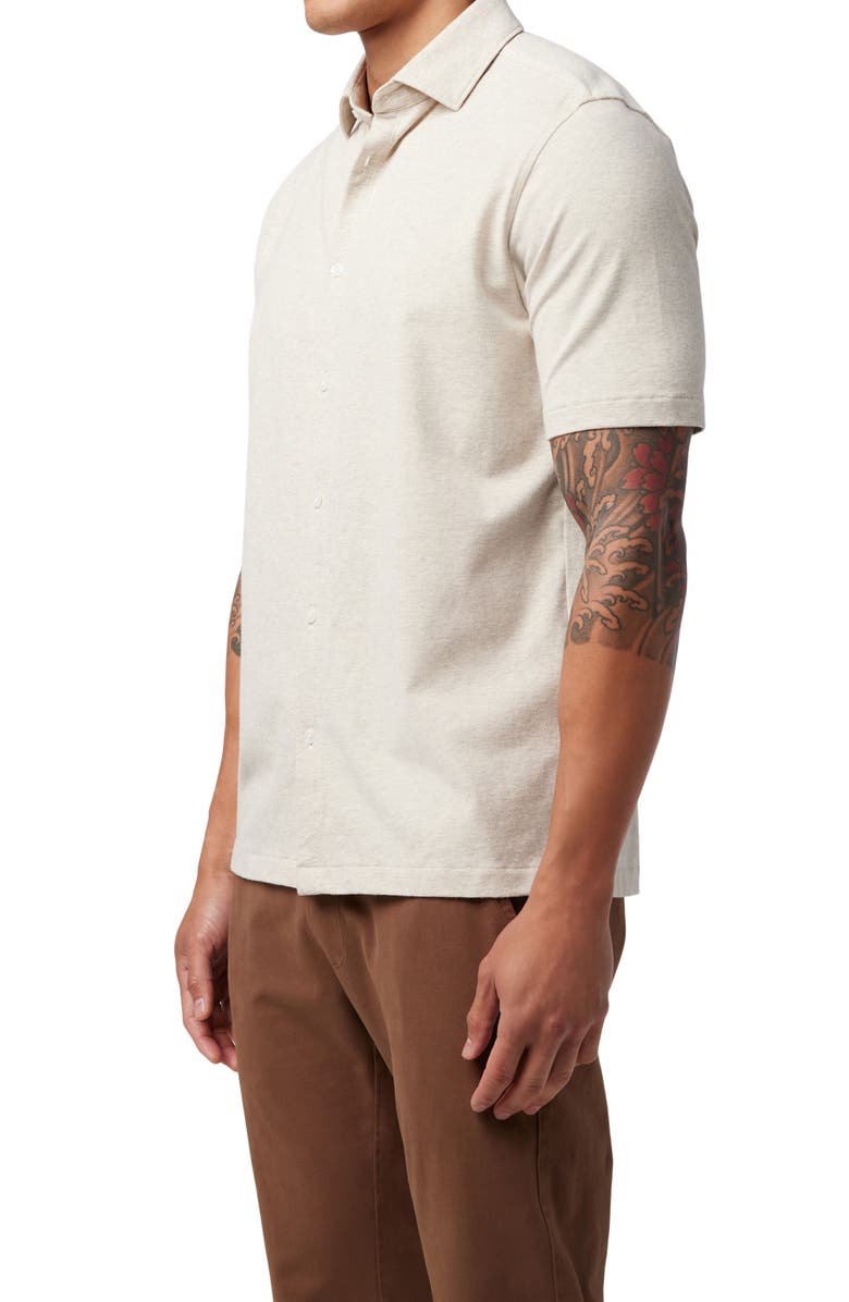 Good Man Brand On-Point Regular Fit Short Sleeve Button-Down Shirt, Alternate, color, 