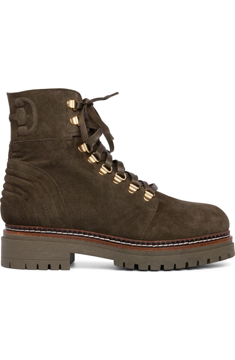 BEAUTIISOLES Ronnie Lace-Up Lug Sole Boot, Alternate, color, Khaki